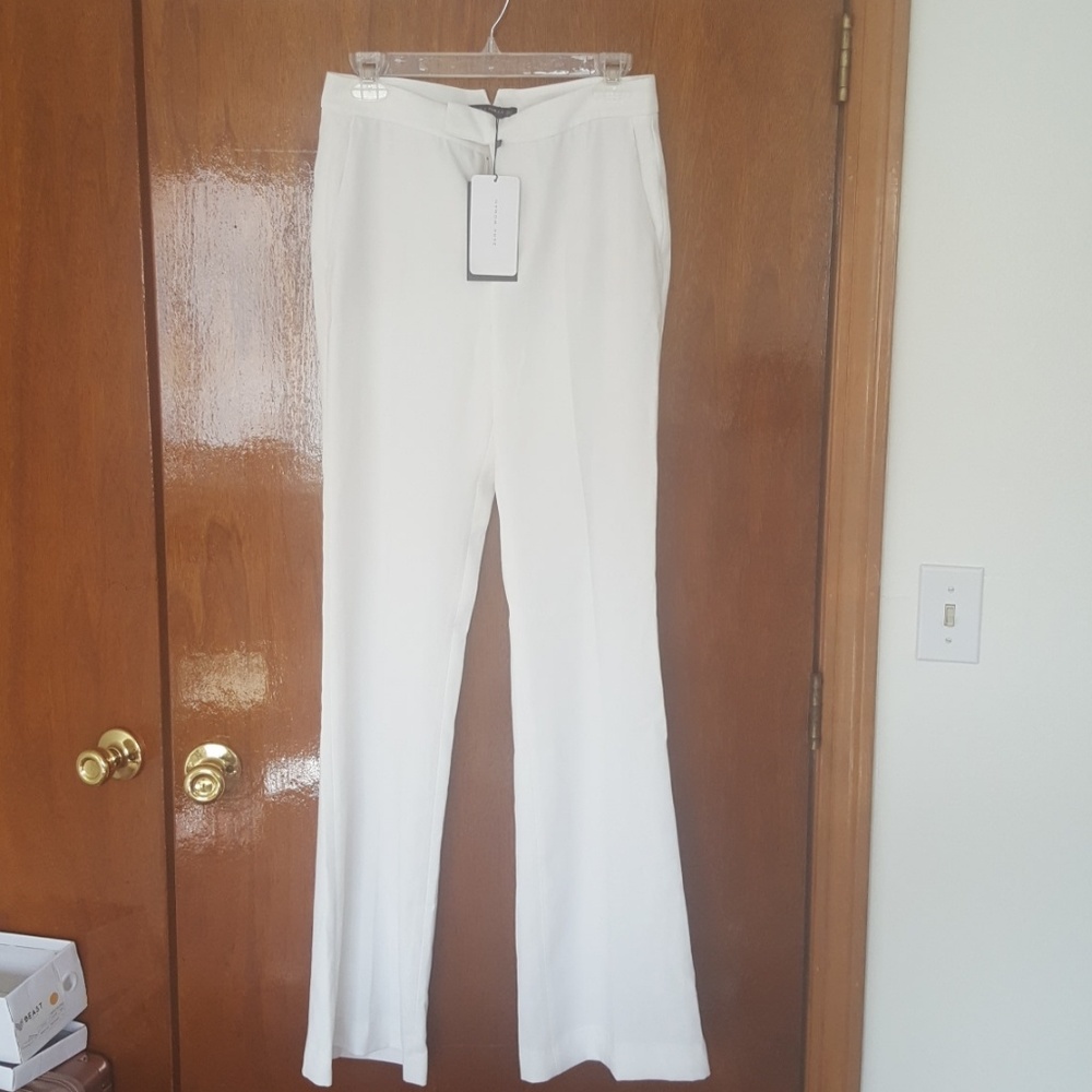 White zara pants